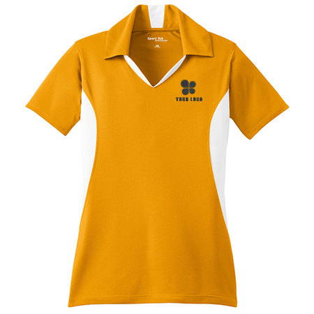 Ladies' Side Blocked Micropique Sport-Wick® Polo Shirt